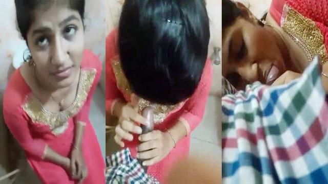 Mallu Babe Sloppy Sucking Desi Big Dick MMS Leak